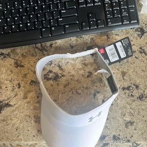 White under armour visor